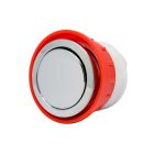  CP Round 73.5mm Single Flush Push Button (TD BRANDED BOX) t/s Dudley 'Niagara' Valve