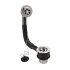 Epson Bath Combi Waste & O/flow Poly Plug, Brass Body