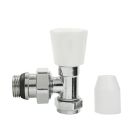 Beta Radiator Valves, Angle c/w Rubber Grommet