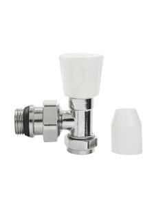 Beta Radiator Valves, Angle c/w Rubber Grommet